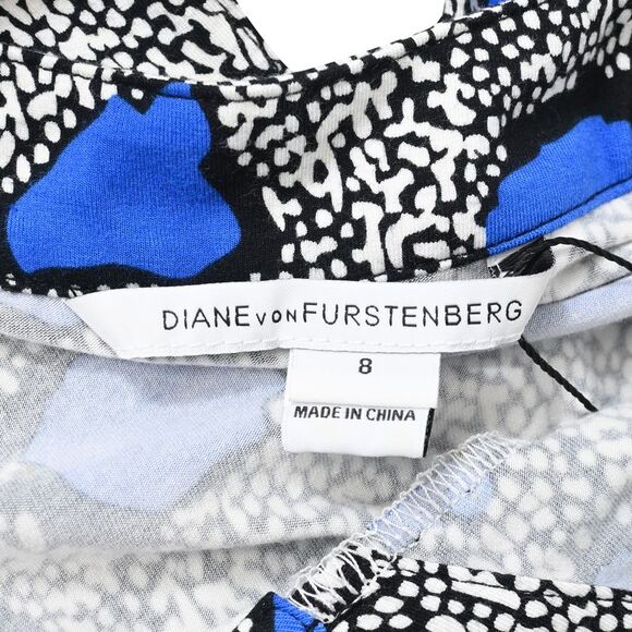 Diane von Furstenberg Sanson Floral Print Wrap Maxi Dress in Multicolor Viscose